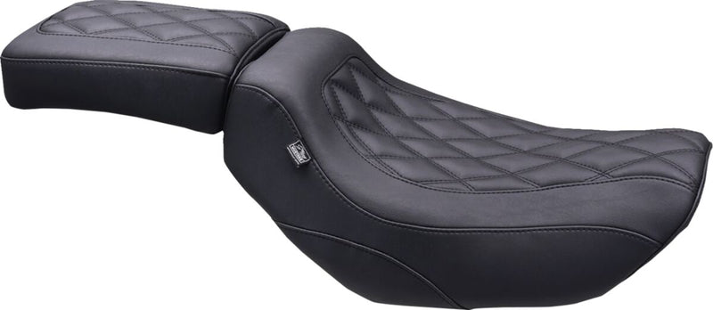 Mustang Tripper™ Passenger Seat for 2022-2026 Harley-Davidson RH 975 Black Vinyl #83101