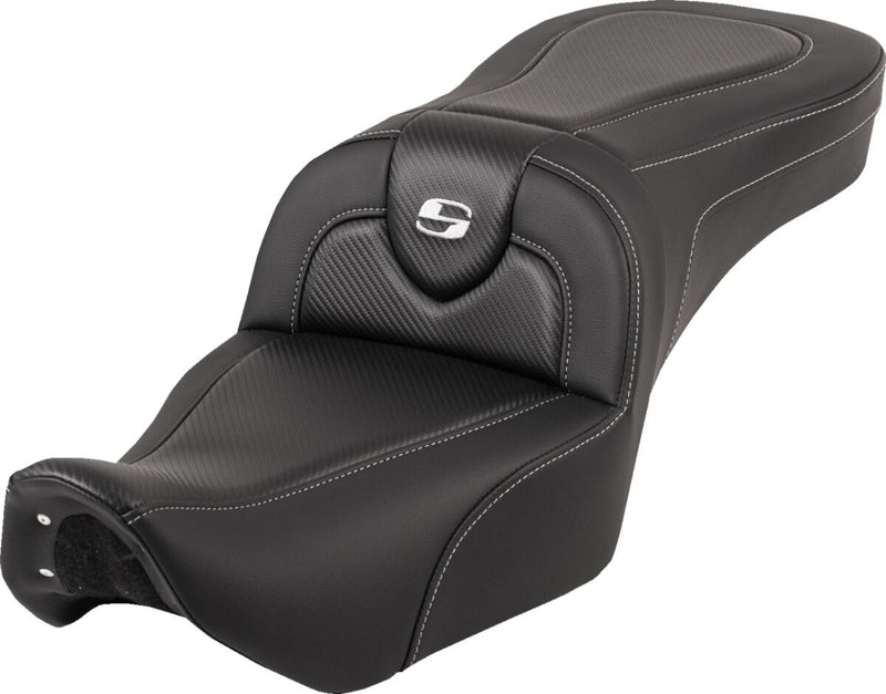 Saddlemen RoadSofa™ Seat for 2022-2026 Harley-Davidson RH 975 Black One-Piece Saddlehyde™ #822-11-185