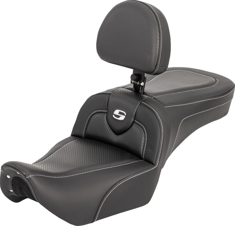 Saddlemen RoadSofa™ Seat for 2022-2026 Harley-Davidson RH 975 Black One-Piece Saddlehyde™