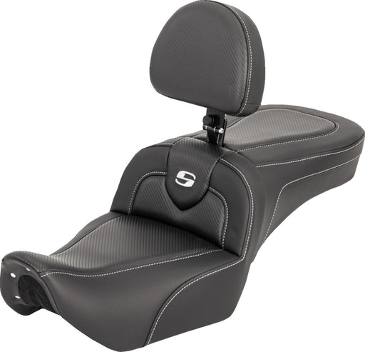 Saddlemen RoadSofa™ Seat for 2022-2026 Harley-Davidson RH 975 Black One-Piece Saddlehyde™