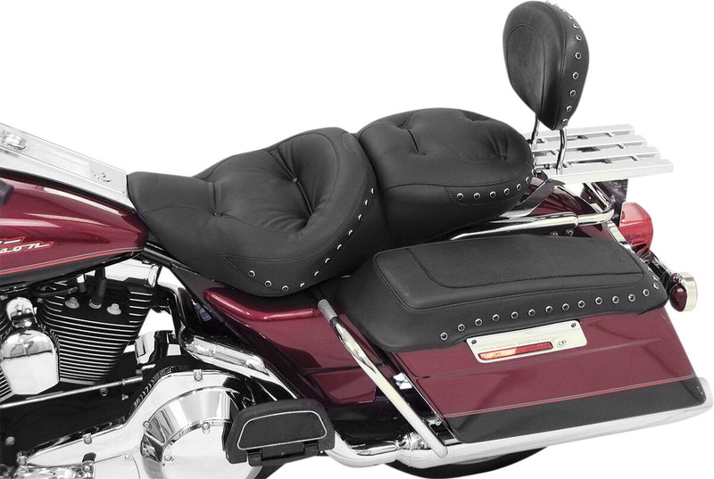 Mustang One-Piece 2-Up Ultra Touring Seat Black 2-Up Seat #75466