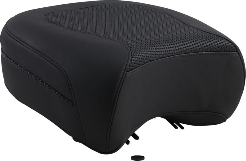 Mustang Textured Police Air Ride Seat Black Solo Seat