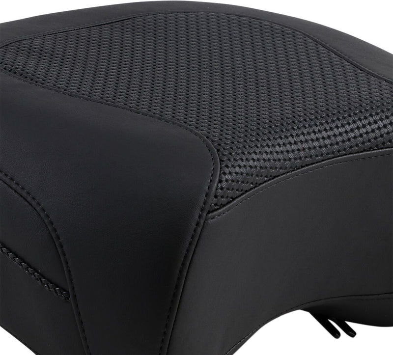 Mustang Textured Police Air Ride Seat Black Solo Seat Each
