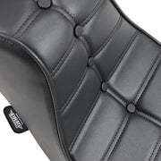 Drag Specialties Scorpion Stitch Mini King and Queen Seat for 1971-1984 Harley-Davidson FXR and 1984 Harley-Davidson Softail Motorcycles