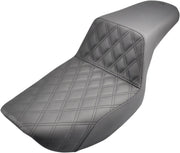 Saddlemen Lattice-Stitch Step-Up Seat for 1982-1994,1999-2000 Harley-Davidson FXR Motorcycles