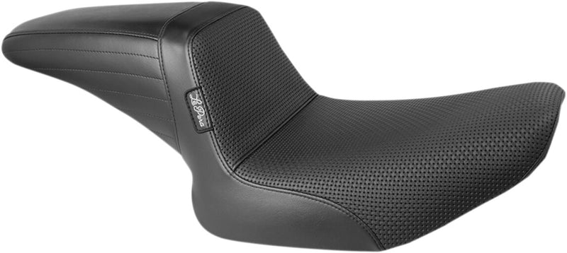 Le Pera Kickflip Seat Black 2-Up Seat BikerTec Vinyl
