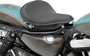 Drag Specialties Black Solar-Reflective Leather Large Spring Solo Seat w/Perimeter Stitched