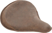 Drag Specialties Distressed Brown Leather Large Spring Solo Seat w/Perimeter Stitched
