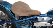 Drag Specialties Large Low Spring Distressed Brown Leather Solo Seat