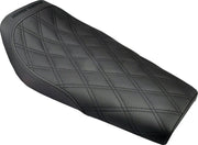 Saddlemen Lattice-Stitch Tracker Seat Black Fitment Harley-Davidson #Z4207