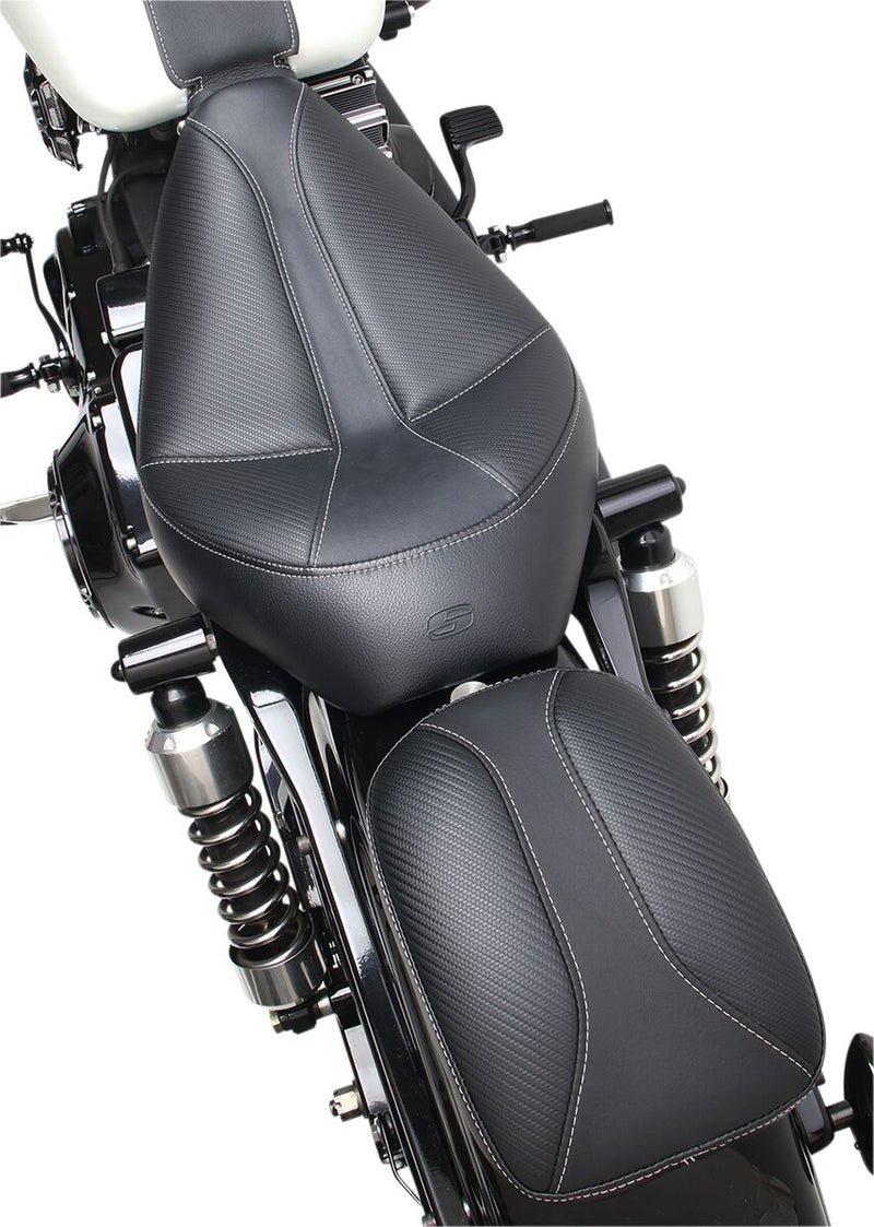 Saddlemen Black 7 in. Dominator Phantom Pad #SA1008