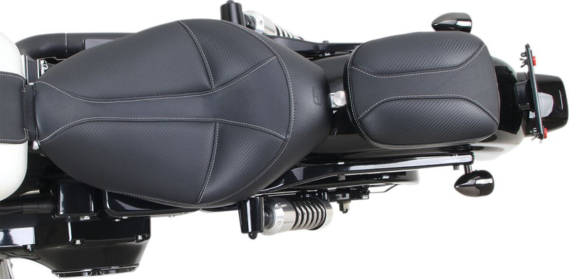 Saddlemen Black 7 in. Dominator Phantom Pad
