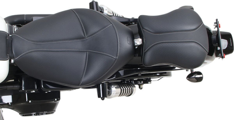 Saddlemen Black 9 in. Dominator Contour Phantom Pad