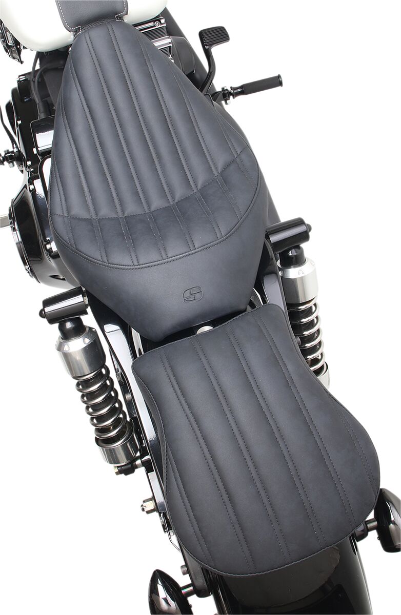 Saddlemen Black 9 in. Knuckle Contour Phantom Pad