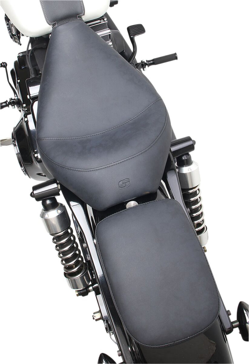 Saddlemen Black 7 in. S3 Element-Resistant Saddlehyde Phantom Pad