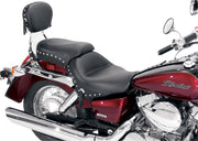 Mustang Seats Wide Studded Seat for 2004-2009,2011-2016,2018-2020,2022-2024 Honda VT750C Shadow Aero and 2013-2016,2018-2020,2022-2024 Honda VT750CS Shadow Aero ABS Motorcycles