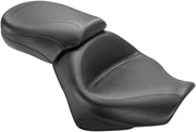 Mustang Vintage Wide Touring Seat Black Two-Piece #76161