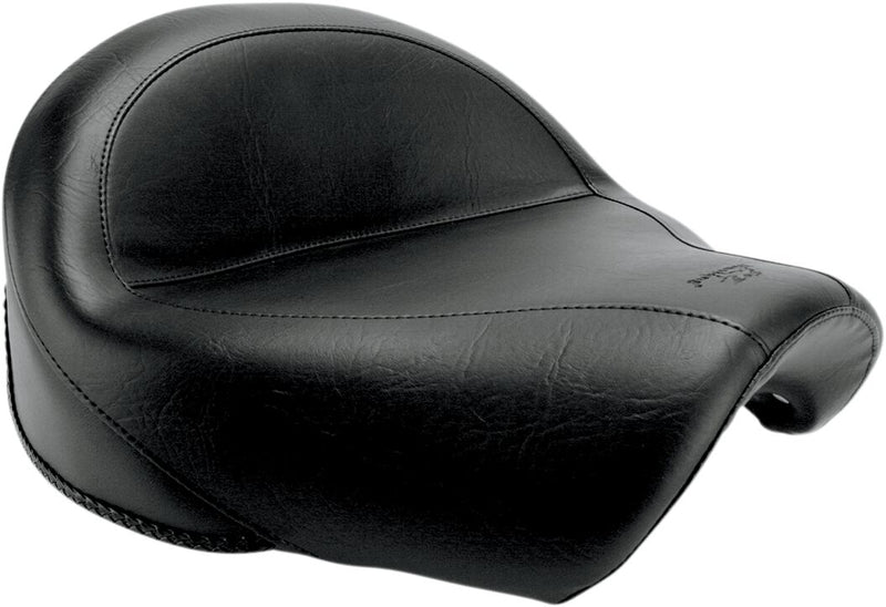 Mustang Vintage Wide Touring Seat Black Two-Piece