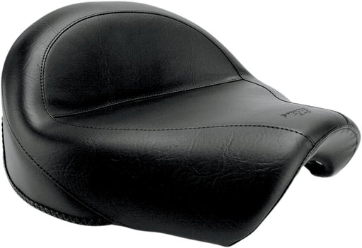 Mustang Vintage Wide Touring Seat Black Two-Piece