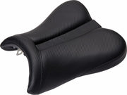 Saddlemen Track - CF One-Piece Solo Seat w/Carbon Fibre-Look Accent for 2008-2009 Suzuki GSX-R750 and 2008-2009 Suzuki GSX-R600 Motorcycles
