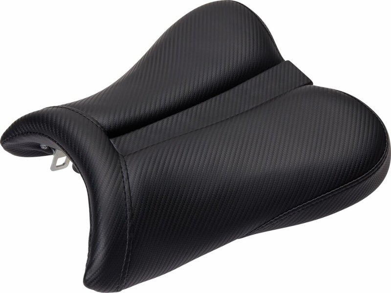 Saddlemen Track - CF One-Piece Solo Seat w/Carbon Fibre-Look Accent for 2008-2009 Suzuki GSX-R750 and 2008-2009 Suzuki GSX-R600 Motorcycles