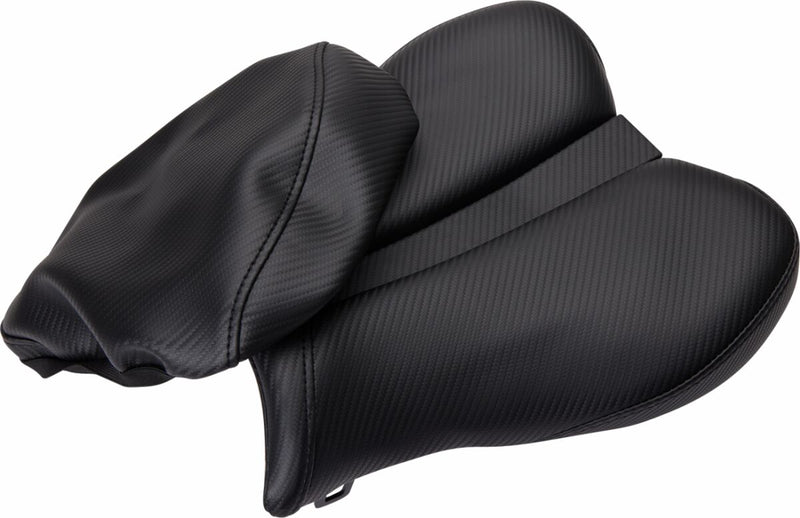 Saddlemen Track - CF One-Piece Solo Seat w/Carbon Fibre-Look Accent for 2009,2011 Suzuki GSX-R1000 Motorcycles