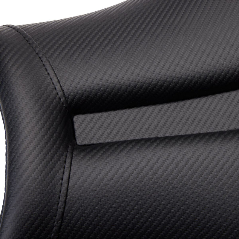 Saddlemen Track - CF One-Piece Solo Seat w/Carbon Fibre-Look Accent for 2008-2009,2011-2020 Suzuki GSX1300R Hayabusa and 2012-2013 Suzuki GSX1300R Hayabusa Limited Edition Motorcycles