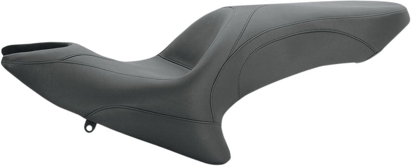 Mustang Vintage Wide 2-Up Leather Touring Seat Black 2-Up Seat