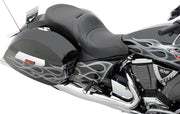 Drag Specialties Mild Stitch Low Profile Touring Seat for 2010-2014 Victory Cross Roads Motorcycles Black #0810-1540
