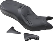 Drag Specialties Pillow Stitch Low Profile Touring Seat for Various Victory Motorcycles Black #0810-1542