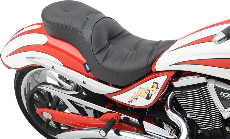 Drag Specialties Pillow Low Profile Touring Seat for Various Victory Motorcycles Black #0810-1577