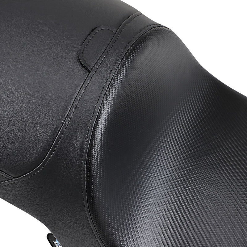Drag Specialties Carbon Stitch Predator Seat for 2005-2014 Victory Hammer Motorcycles Black #0810-1583