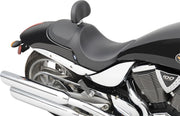 Drag Specialties Carbon Stitch Predator Seat for 2005-2014 Victory Hammer Motorcycles Black #0810-1583