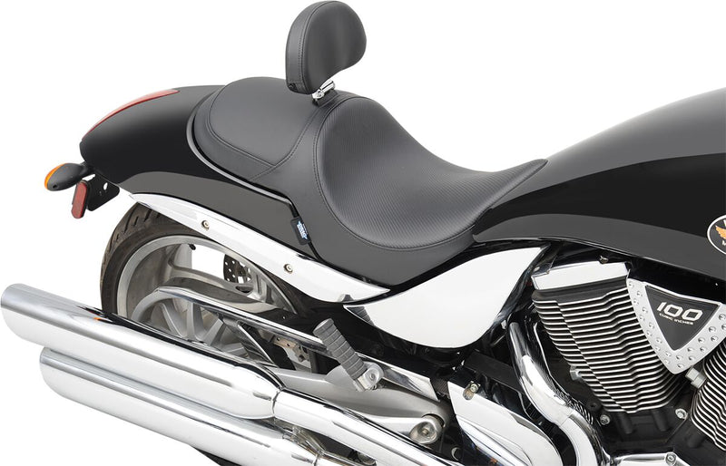 Drag Specialties Carbon Stitch Predator Seat for 2005-2014 Victory Hammer Motorcycles