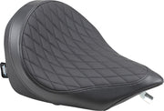 Drag Specialties Black Diamond Stitch Low-Profile Solo Seat for Various Victory Motorcycles Black Fitment VICTORY #0810-1601