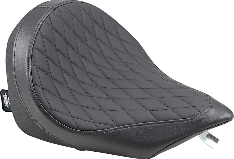 Drag Specialties Black Diamond Stitch Low-Profile Solo Seat for Various Victory Motorcycles Black Fitment VICTORY #0810-1601