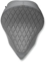 Drag Specialties Black Diamond Stitch Low-Profile Solo Seat for Various Victory Motorcycles Black Fitment VICTORY #0810-1601