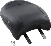 Mustang Seats 13 in. Black Studded Wide Touring Passenger Seat for Various Indian Motorcycles