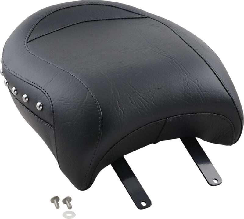 Mustang Seats 13 in. Black Studded Wide Touring Passenger Seat for Various Indian Motorcycles