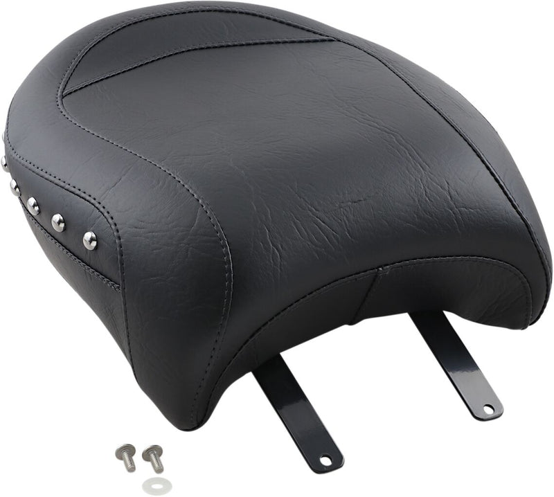 Mustang Seats 13 in. Black Studded Wide Touring Passenger Seat for Various Indian Motorcycles