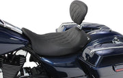 Mustang Wide Tripper™ Solo Seat With Removable Driver Backrest Black