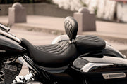 Mustang Wide Tripper™ Solo Seat With Removable Driver Backrest Black Each