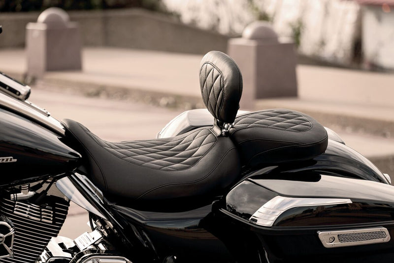 Mustang Wide Tripper™ Solo Seat With Removable Driver Backrest Black Each