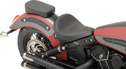 Drag Specialties Black Diamond Stitch Bobber-Style Rear Pillion Pad for 2015-2024 Indian Scout Motorcycles