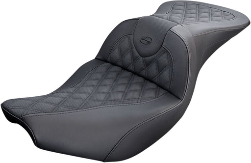 Saddlemen Roadsofa Latice Stitch Seat for Select Indian Motorcycles Black