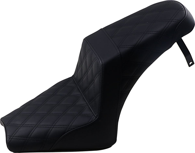 Saddlemen Black Lattice Stitch Step Up Seat for 2018-2024 Indian Scout Motorcycles #I18-33-175