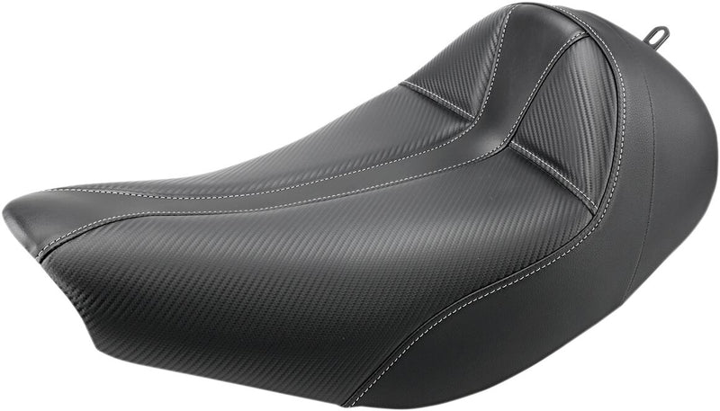Saddlemen Dominator Solo Seat for Select Indian Motorcycles Black| Grey