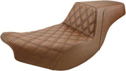 Saddlemen Step-Up Front LS Seat in Brown For Indian 2014-2022 Models