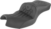 Saddlemen Black Lattice Stitch Road Sofa Seat w/o Backrest for 2020-2026 Indian Challenger and 2022-2026 Indian Pursuit Motorcycles