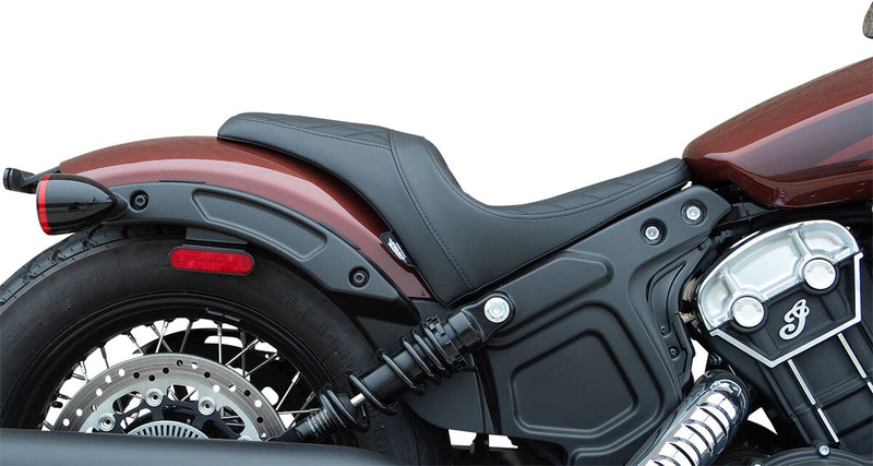 Drag Specialties 3/4 Front Diamond Solo Seat for 2018-2024 Indian Scout Motorcycles